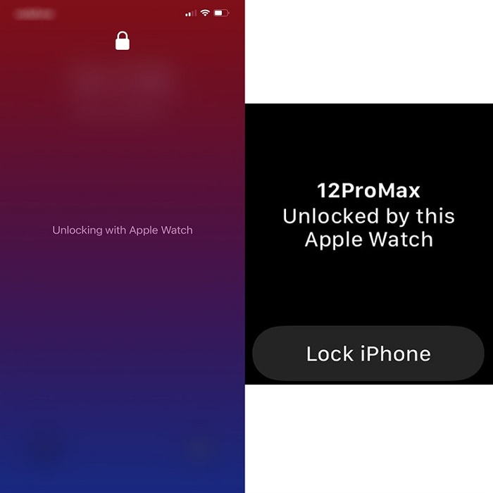 Mở khóa iPhone không cần tháo khẩu trang - Mở khóa iPhone qua Apple Watch
